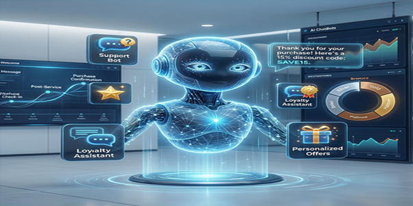 بررسی چت‌بات‌های هوش مصنوعی در بازاریابی داده‌محور و وفاداری برند